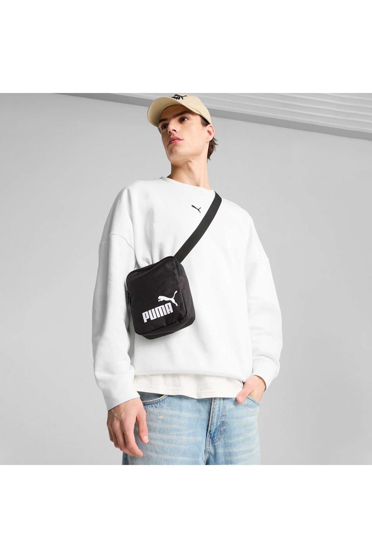 PUMA  PHASE PORTABLE SİYAH OMUZ ÇANTASI
